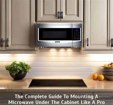 microwave under cabinet mounting bracket|microwaves that hang under cabinets.